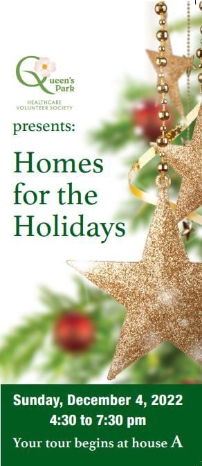 Did you buy your 'Homes for the Holidays' tickets online? Pick up your ticket brochures at Royal City Colours