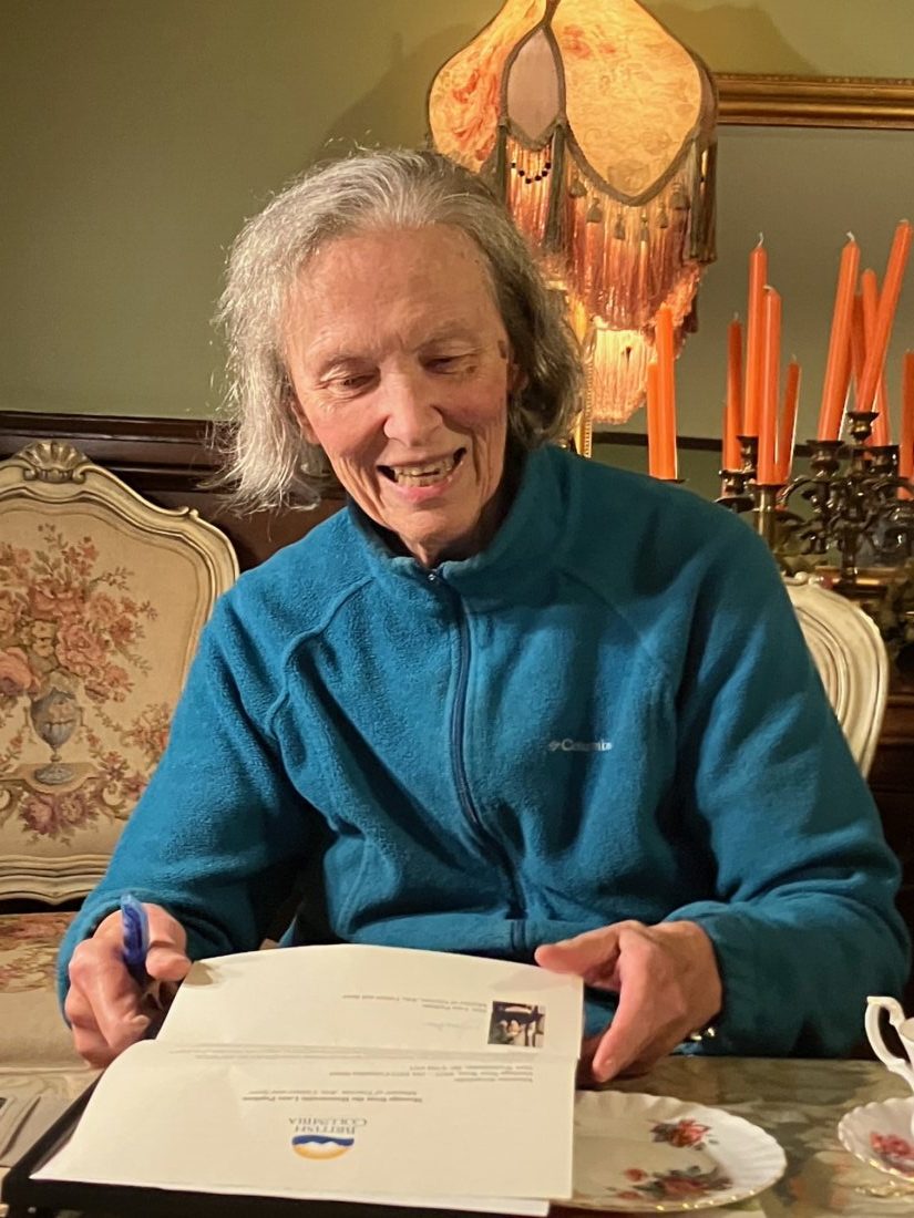 Maureen Arvanitidis Honoured by Heritage BC for Outstanding Dedication to Heritage Preservation