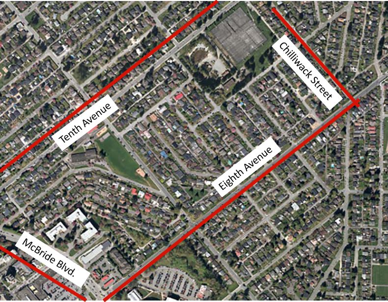 MVH boundaries for street lighting replacement project