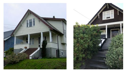 Chittick House - before and after