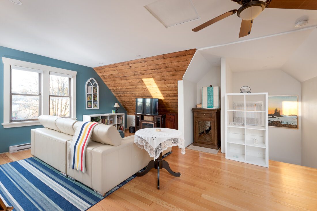 The principal suite area, third floor.